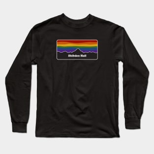 Shibden Hall Rainbow Pride Sunset - Home of Anne Lister - Version 2 Long Sleeve T-Shirt